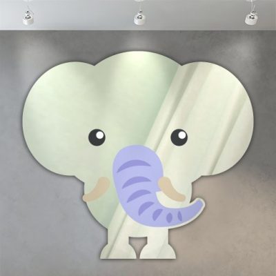 miroir enfant éléphant