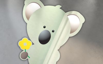 miroir enfant koala